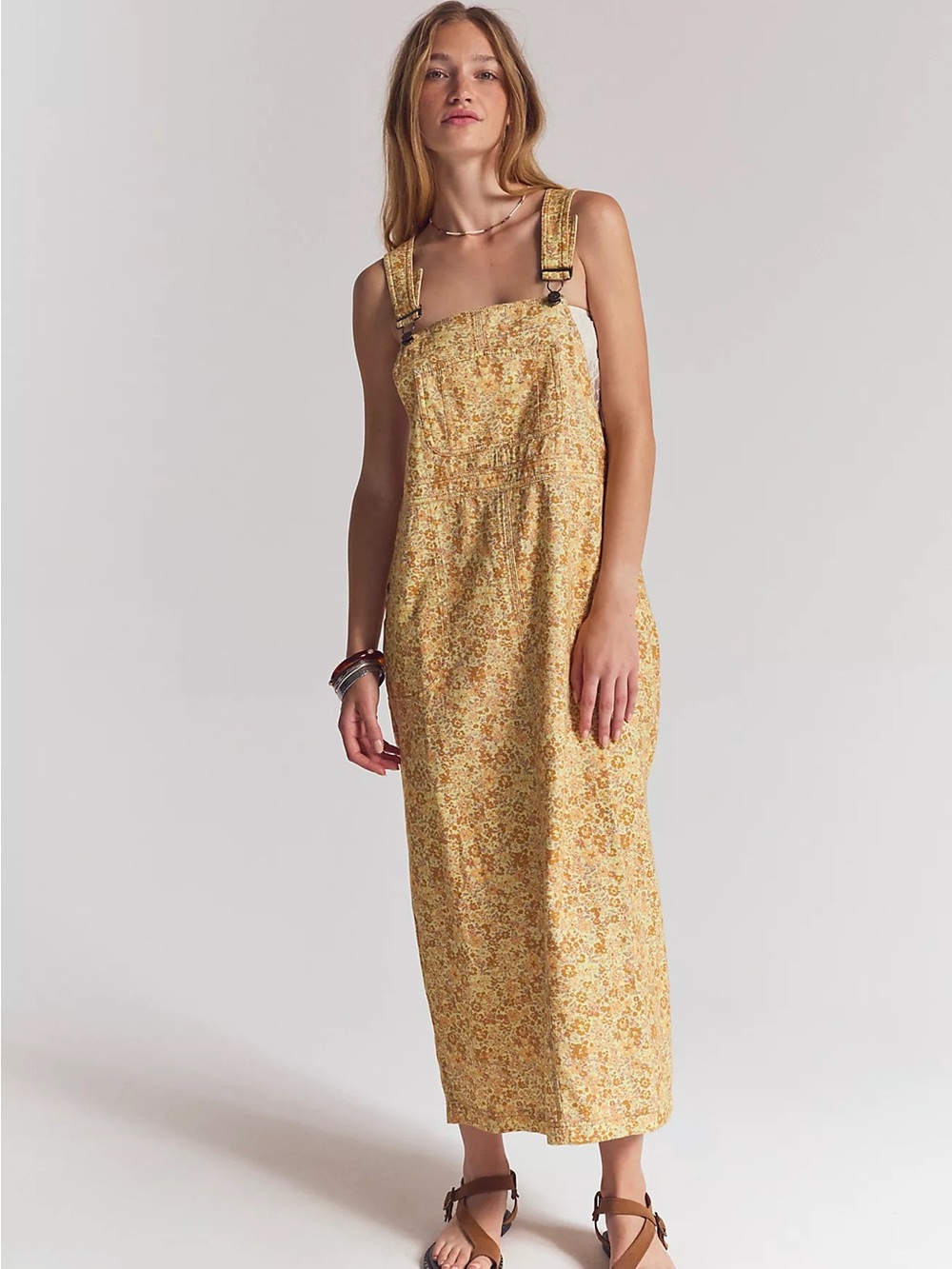 Free People Hanson Apron Dress - Large